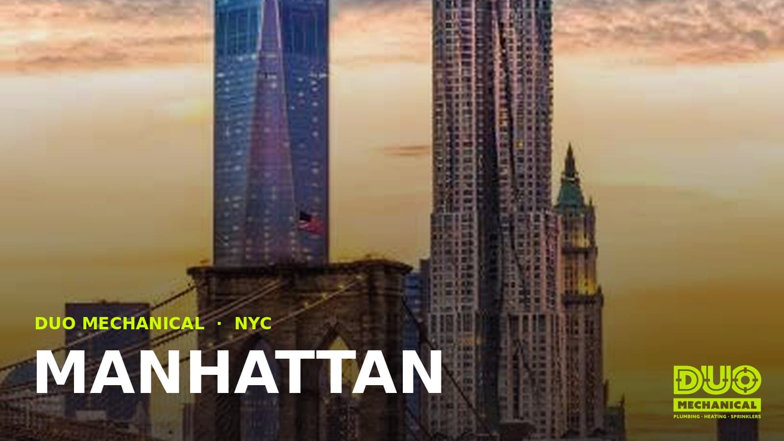 Drain Cleaning in Upper West Side — DUO Mechanical