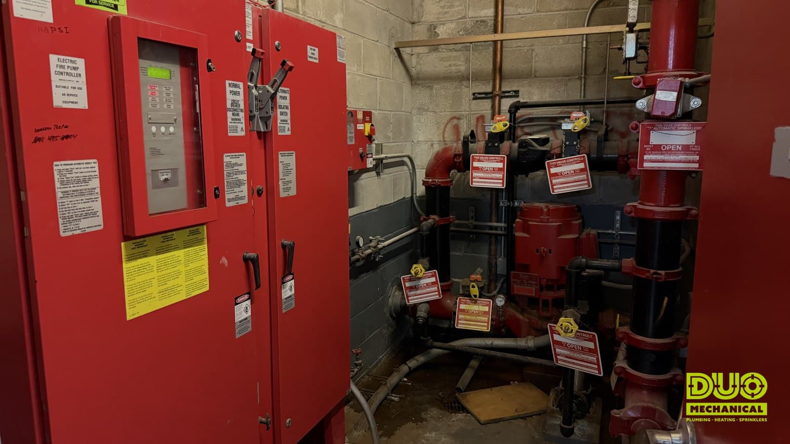 Fire Sprinkler Systems by DUO Mechanical in NYC
